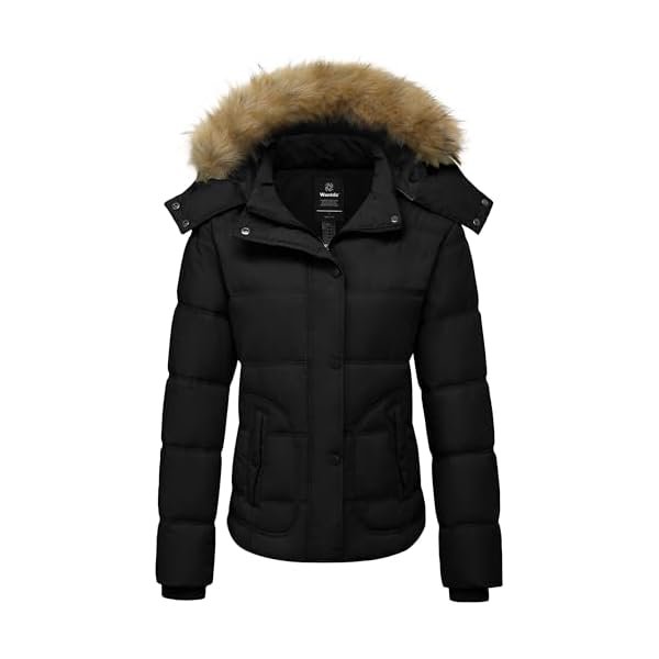 Women's Hooded Winter Coat Thicken Quilted Puffer Jacket Warm Parka