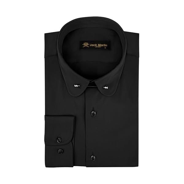 Men's Club Collar Dress Shirt with Pin Collar Bar | Long Sleeve | Button-Up Stylish Formal